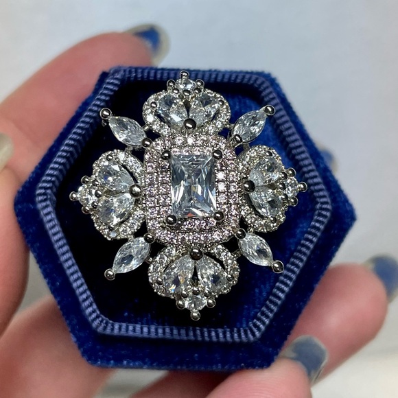 Lotus Statement Ring - Picture 10 of 10